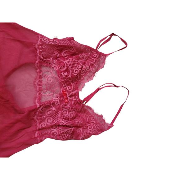 Shirley of Hollywood vintage pink Babydoll top bow in‎ back small - Picture 5 of 5